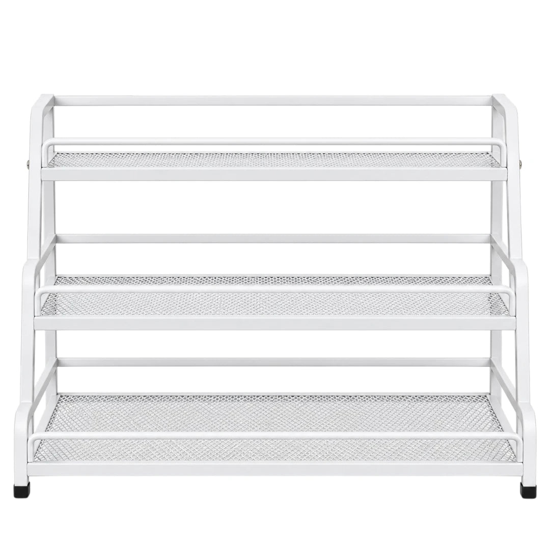 DRAPI 3-Tier Metal Spice Organizer Rack for Kitchen Storage