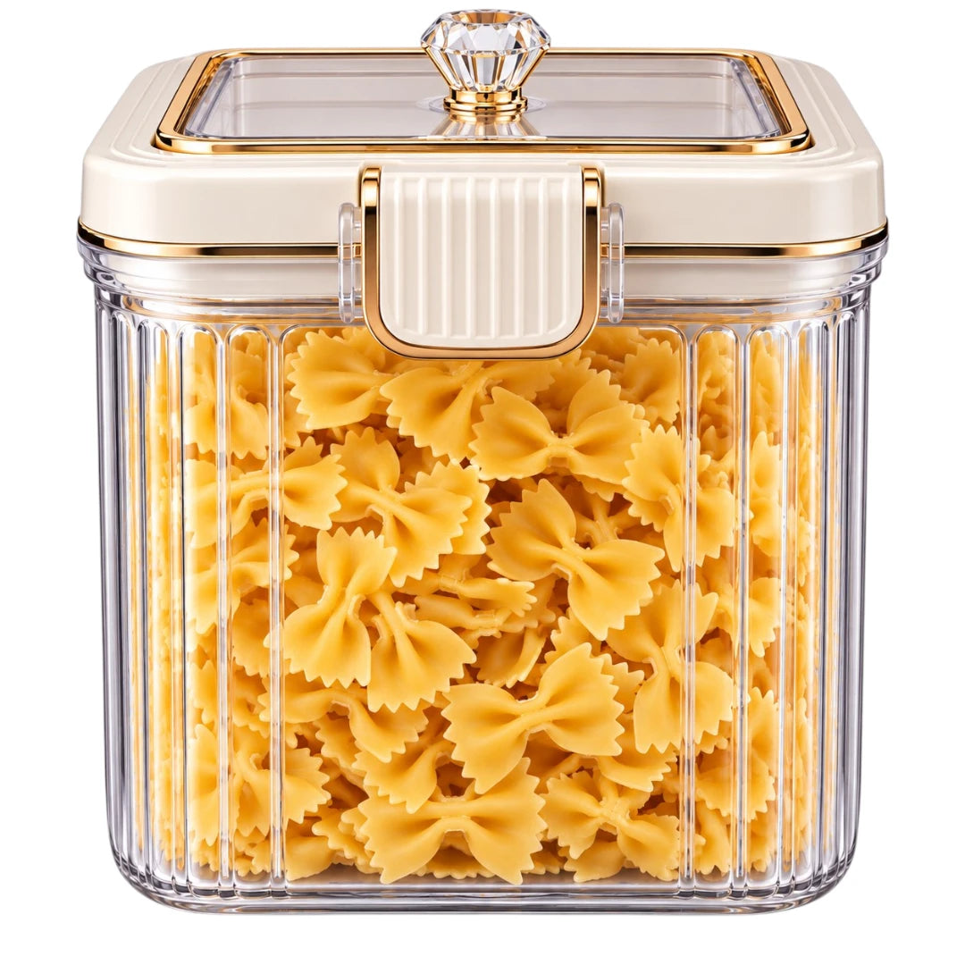 Drapi Premium Clear Kitchen Storage Container Secure Locking Lid