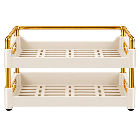 Drapi Premium Two Tier Kitchen Spice Organizer Rack Stand
