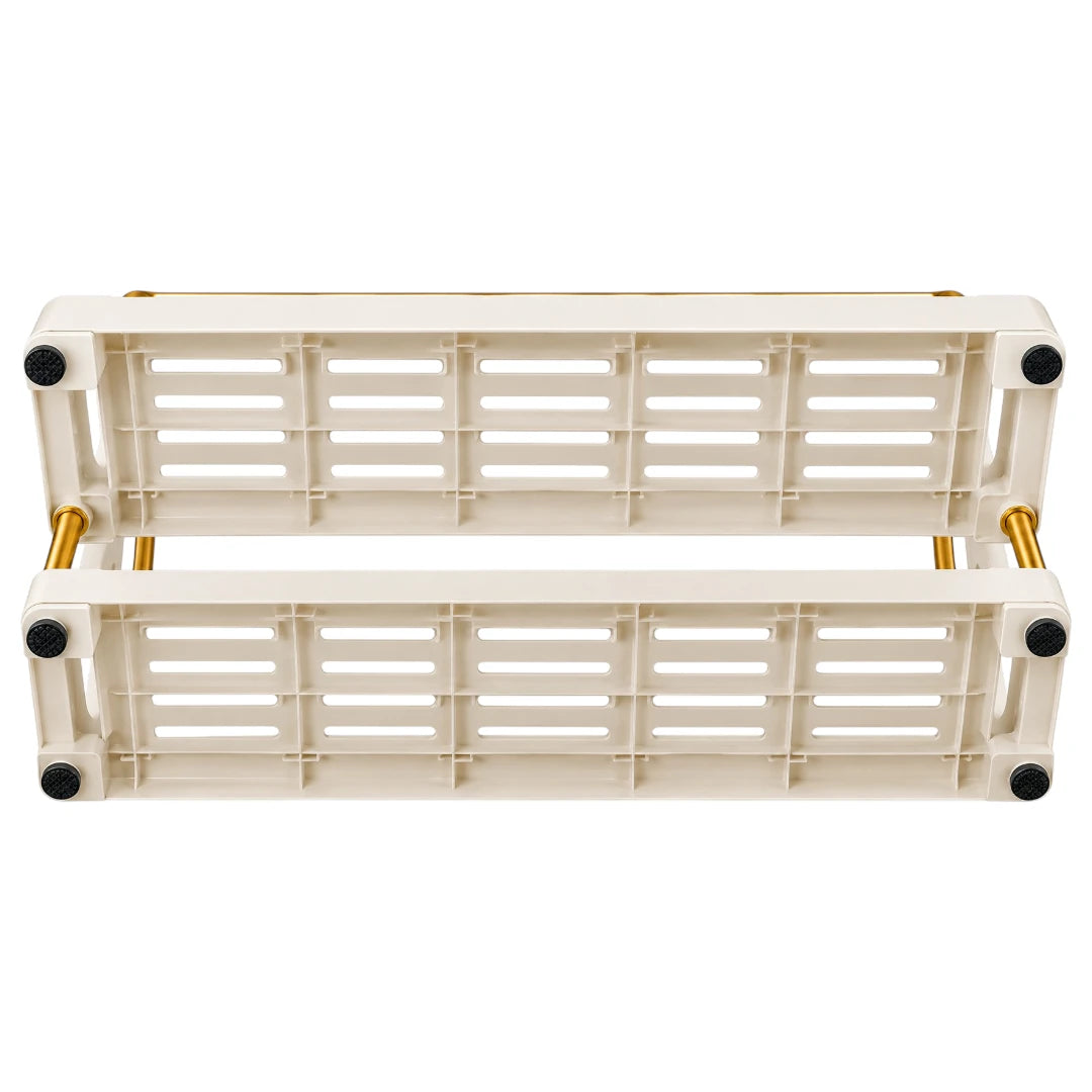 Drapi Premium Two Tier Kitchen Spice Organizer Rack Stand