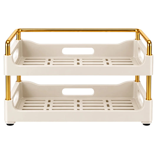 Drapi Premium Two Tier Kitchen Spice Organizer Rack Stand